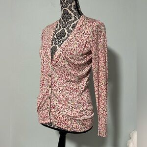 VELVET by Graham and Spencer Floral Cardigan- S